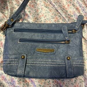 Stone Mountain Accessories Denim Blue Handheld Bag